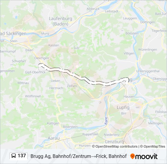 137 Bus Line Map