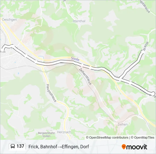 137 Bus Line Map