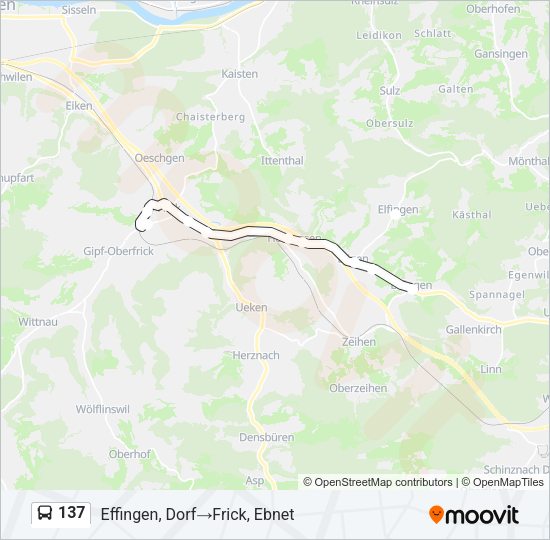 137 Bus Line Map