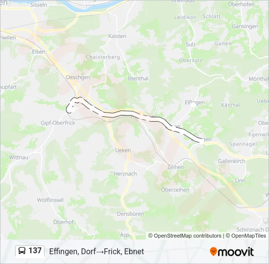 137 Bus Line Map