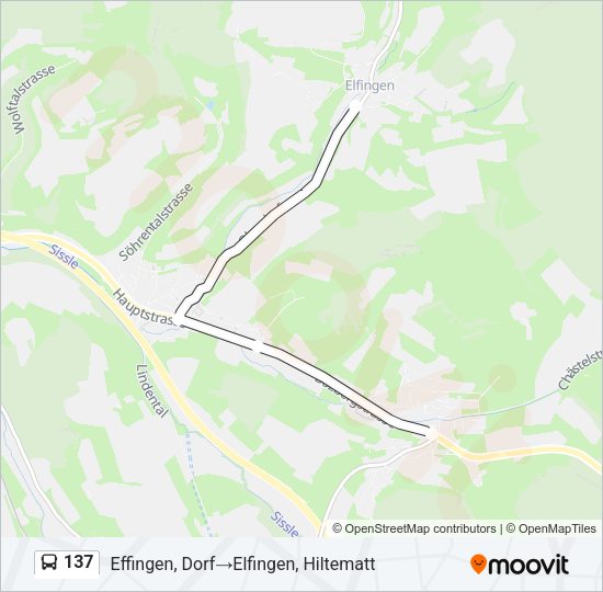 137 Bus Line Map