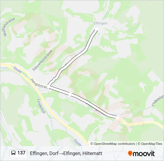 137 Bus Line Map