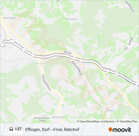 137 Bus Line Map