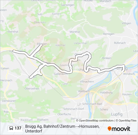 137 Bus Line Map