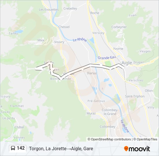 142 Bus Line Map