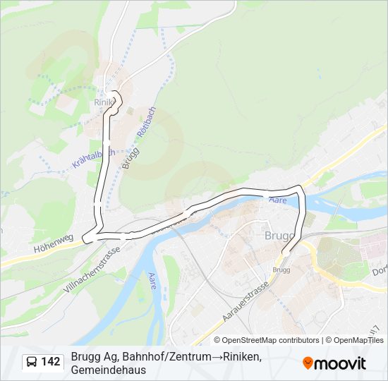 142 Bus Line Map