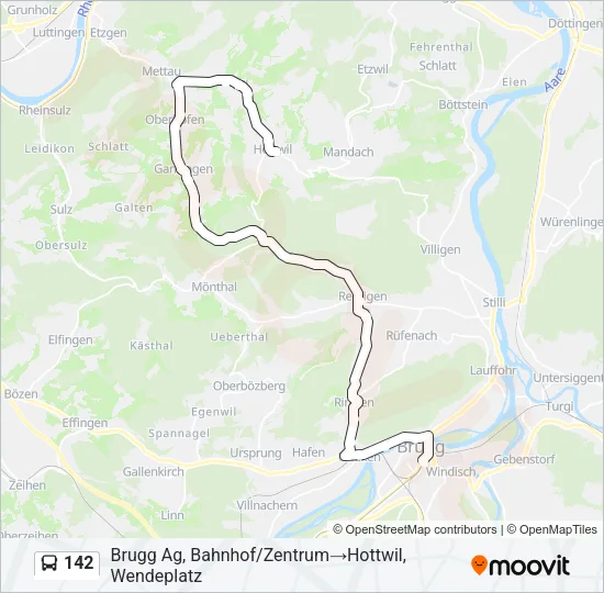 142 Bus Line Map