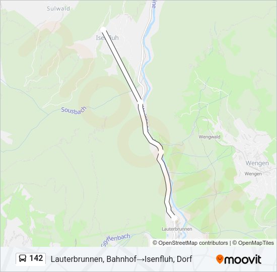 142 Bus Line Map