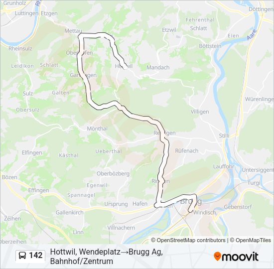 142 Bus Line Map