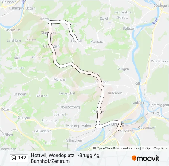 142 Bus Line Map