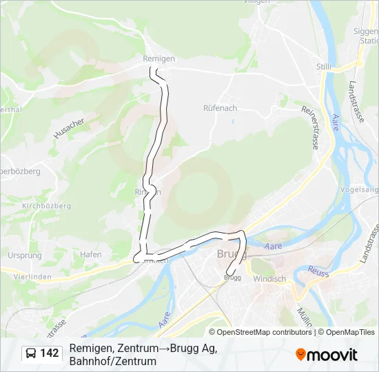 142 Bus Line Map