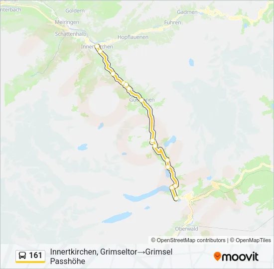 161 Bus Line Map
