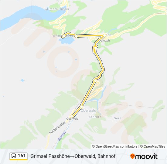 161 Bus Line Map