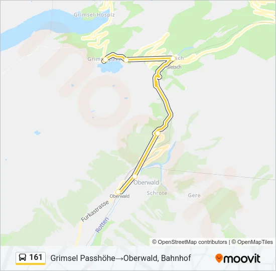 161 Bus Line Map