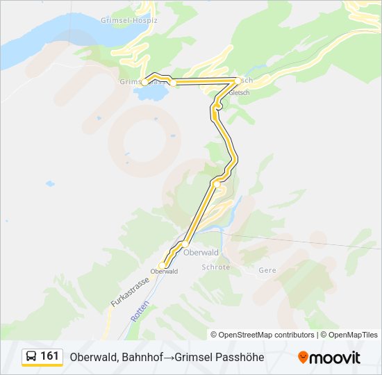161 Bus Line Map