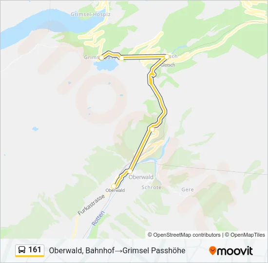161 Bus Line Map