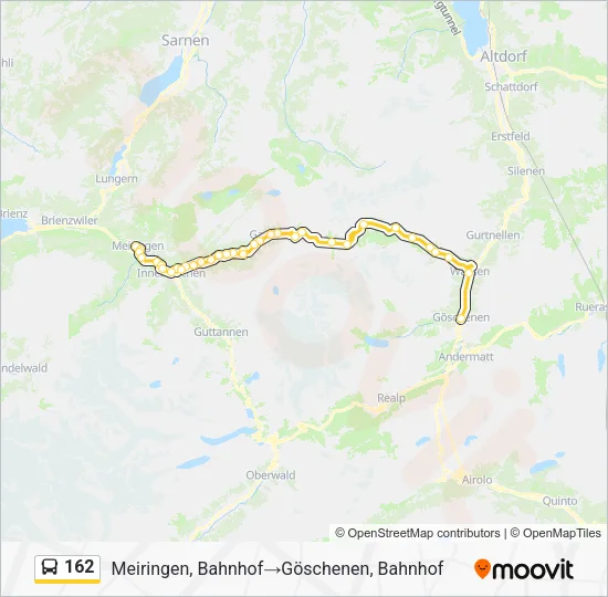 162 Bus Line Map