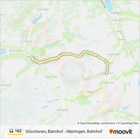 162 Bus Line Map