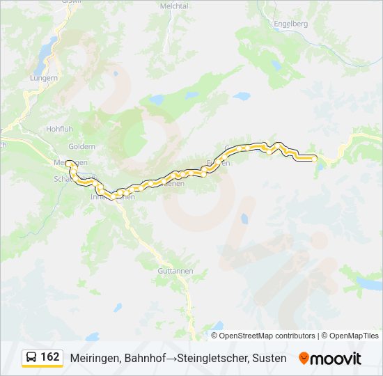162 Bus Line Map