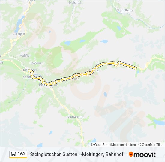 162 Bus Line Map