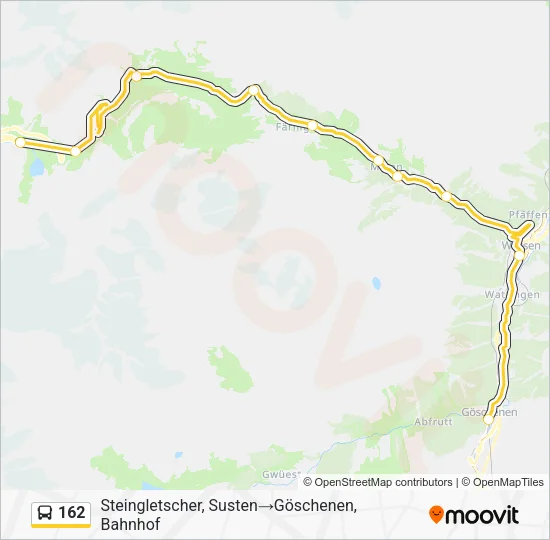 162 Bus Line Map