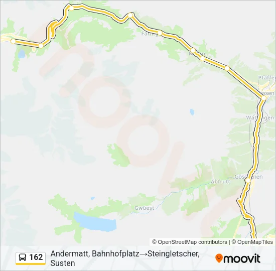 162 Bus Line Map