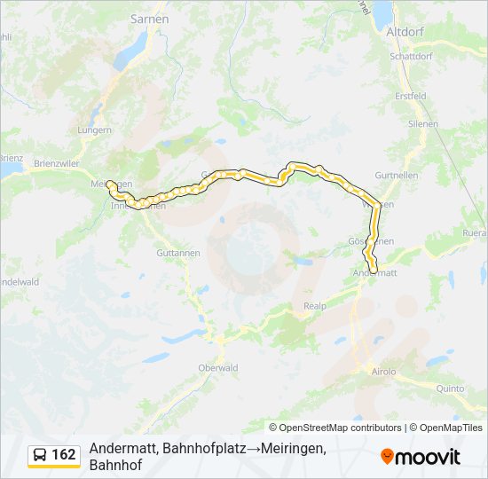 162 Bus Line Map