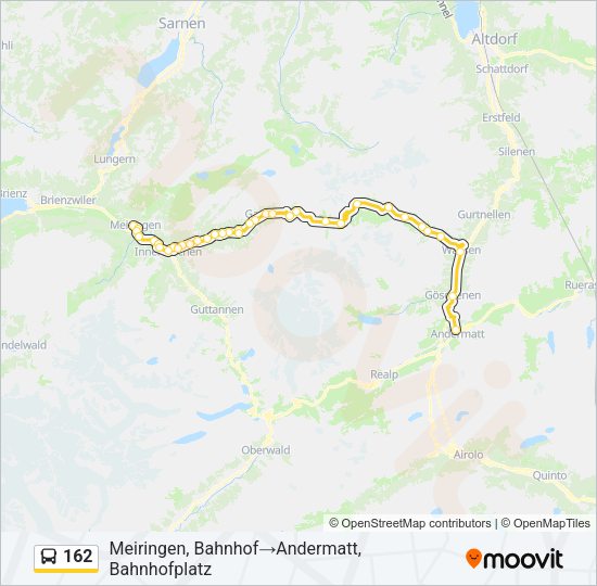 162 Bus Line Map