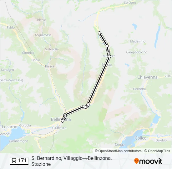 171 Bus Line Map