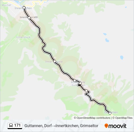 171 Bus Line Map