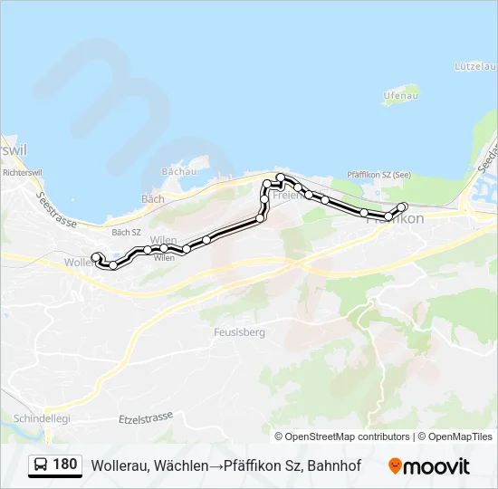 180 Bus Line Map