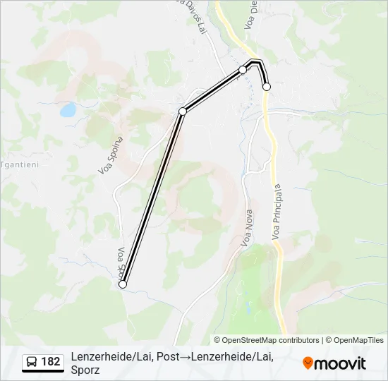 182 Bus Line Map