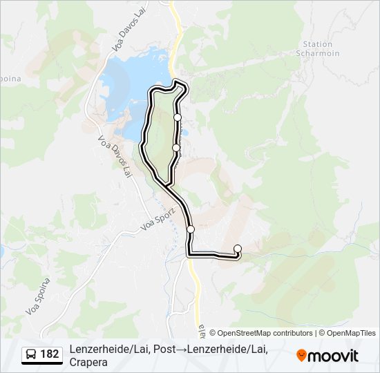 182 Bus Line Map