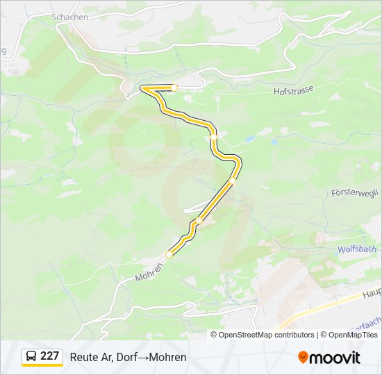 227 Bus Line Map