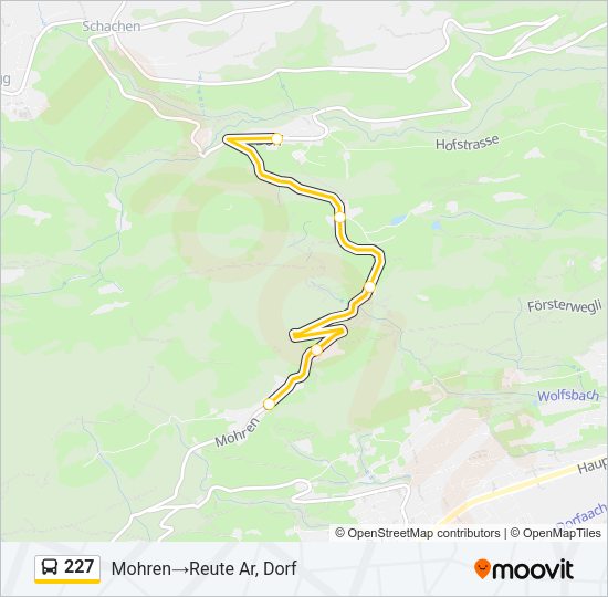227 Bus Line Map