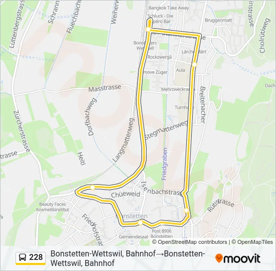 228 Bus Line Map