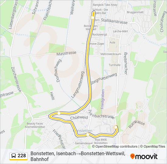 228 Bus Line Map