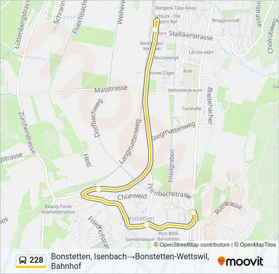 228 Bus Line Map
