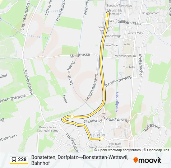 228 Bus Line Map