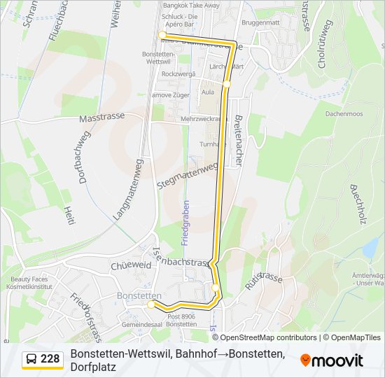 228 Bus Line Map