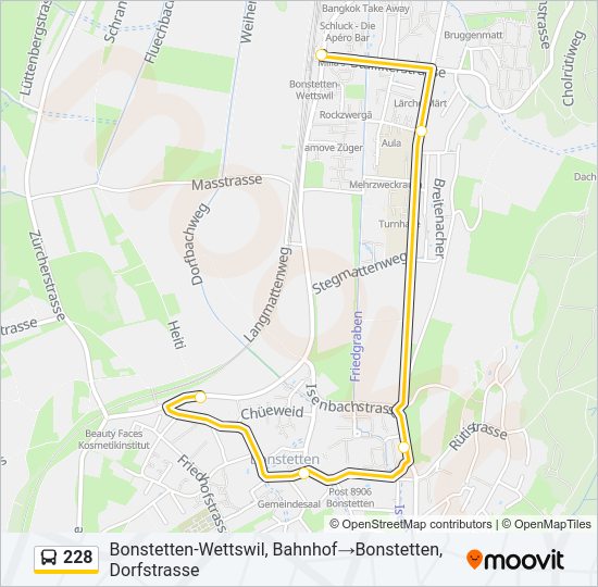 228 Bus Line Map
