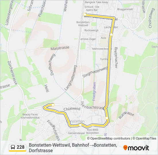 228 Bus Line Map