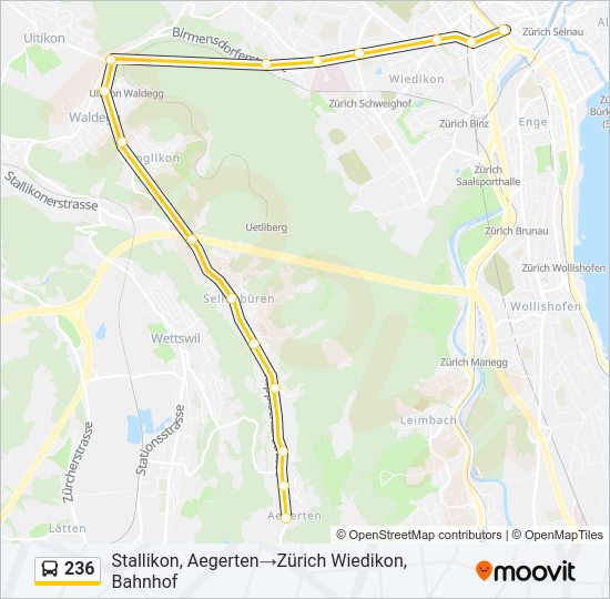 236 Bus Line Map