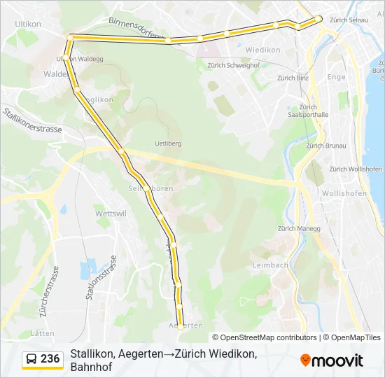 236 Bus Line Map