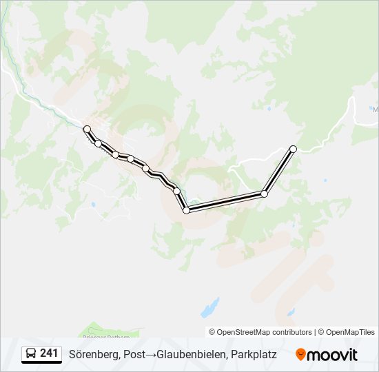 241 bus Line Map