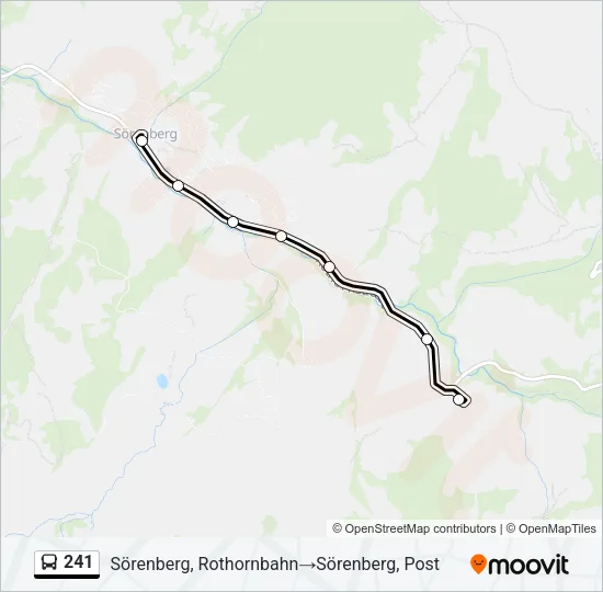 241 Bus Line Map