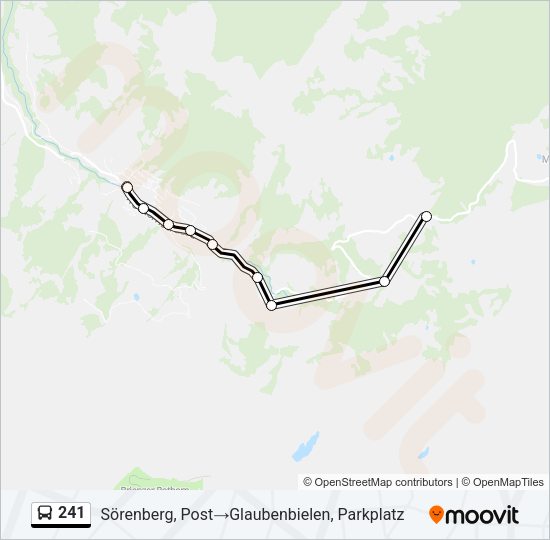 241 Bus Line Map