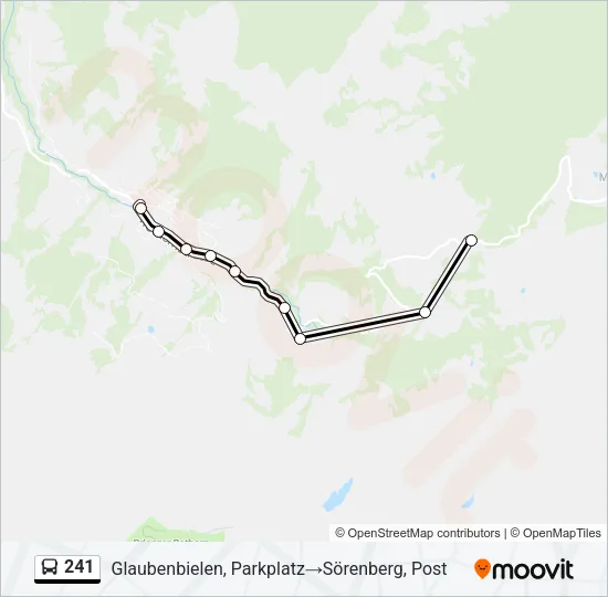 241 Bus Line Map