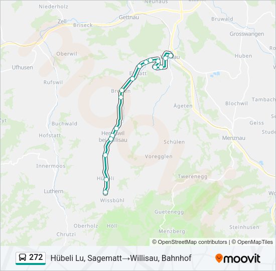 272 Bus Line Map