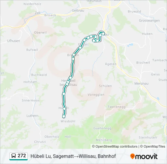 272 Bus Line Map
